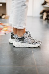 NO NAME CARTER JOGGER PONY GLITTER SILVER