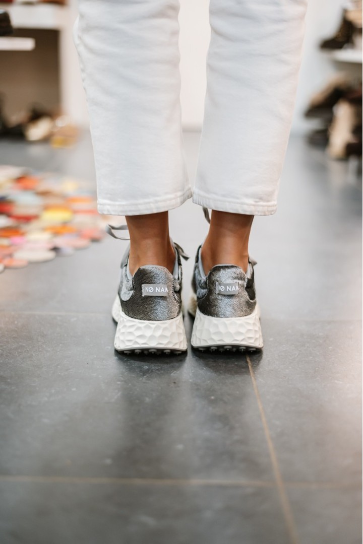 NAME CARTER JOGGER PONY GLITTER SILVER
