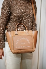 KARL LAGERFELD DAILY TOTE CARAMEL
