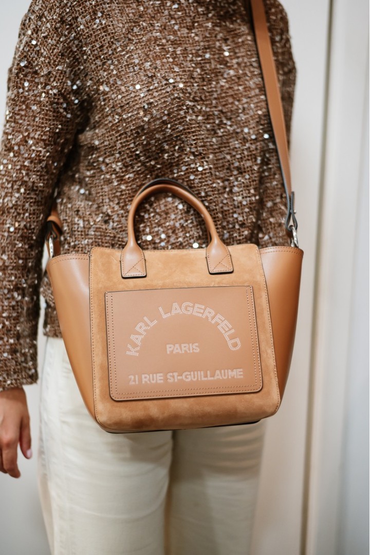 KARL LAGERFELD DAILY TOTE CARAMEL