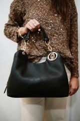 LIUJO AF6024 FAIZA ECS M SATCHEL NERO