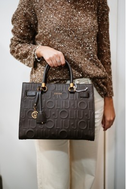 LIUJO AF6086 MANH M TOTE BROWN