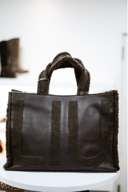 LIUJO 2F6037 L TOTE FAKE MONTONE MORO