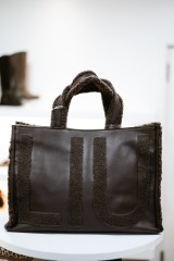 LIUJO 2F6037 L TOTE FAKE MONTONE MORO