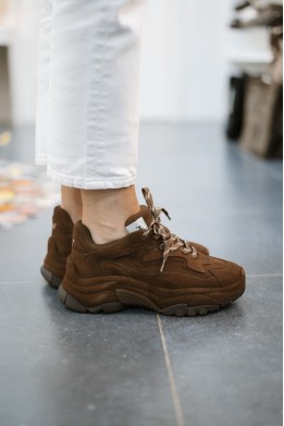 ASH ADDICTBIS01 CALF SUEDE MINK