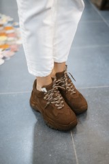 ASH ADDICTBIS01 CALF SUEDE MINK