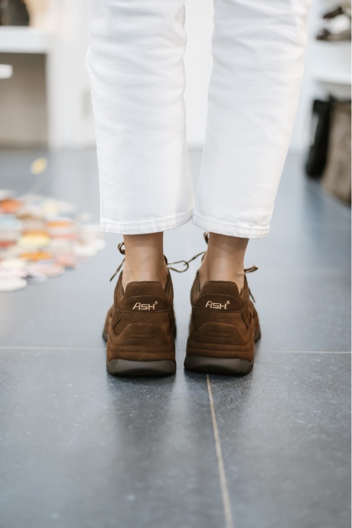 ASH ADDICTBIS01 CALF SUEDE MINK