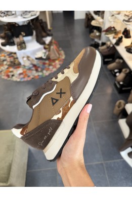SUN68 Z46205 ALLY MIX MATERIALS MARRONE