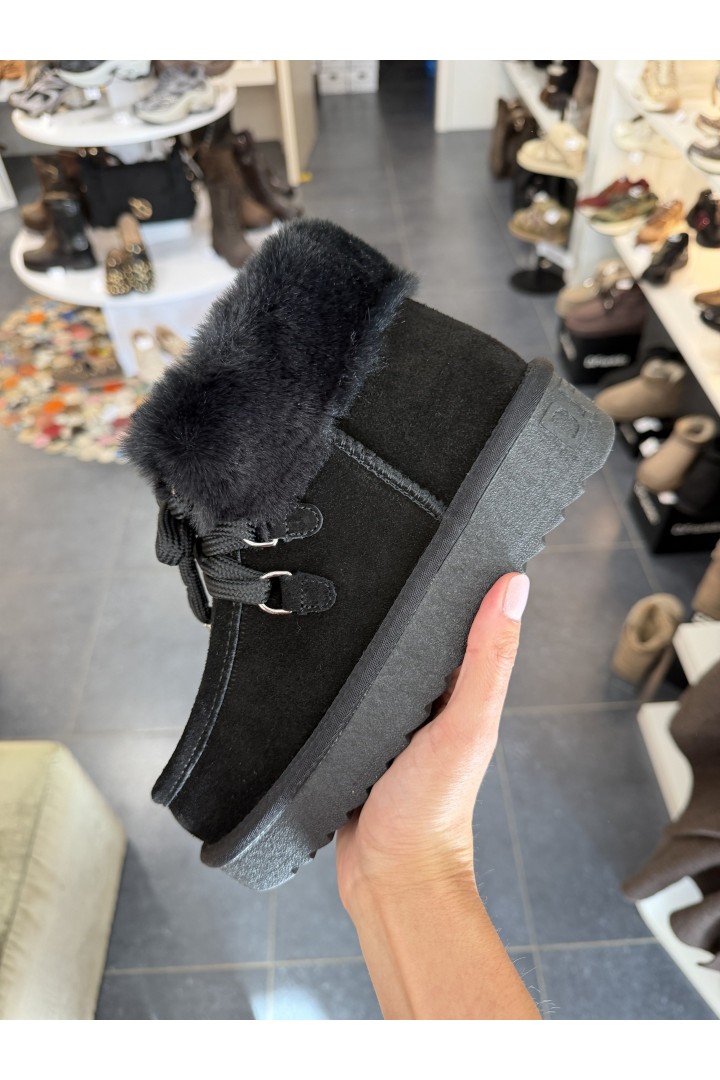 FRANKLIN NORDIC MID FUR BLACK