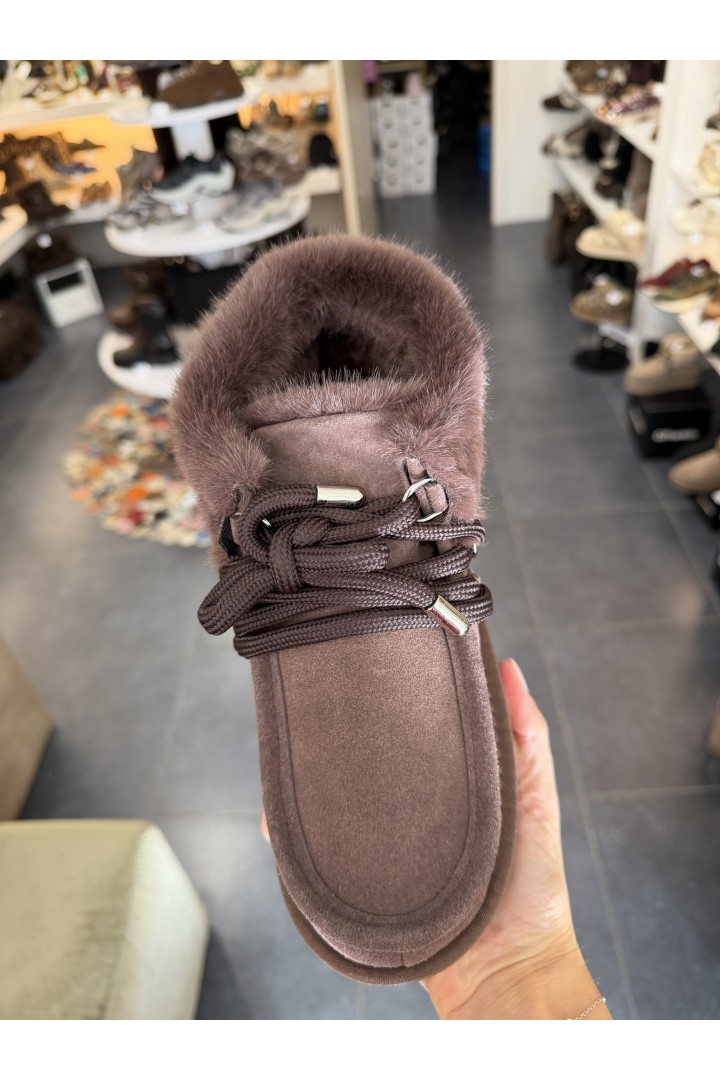 FRANKLIN NORDIC MID FUR CHOCO