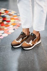 SUN68 Z46205 ALLY MIX MATERIALS MARRONE