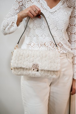 LIUJO AF6053 ADIVA CROSSBODY CREAM