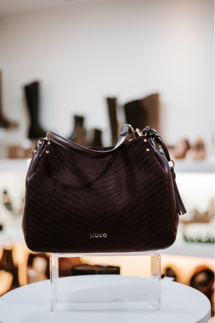 LIUJO AF6185 CIRRY SATCHEL AUBERGINE