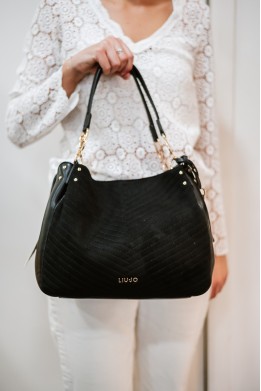 LIUJO AF6185 CIRRY SATCHEL NERO