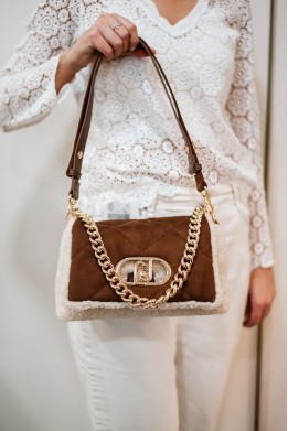 LIUJO AF6148 LAPUFFY CROSSBODY CREAM